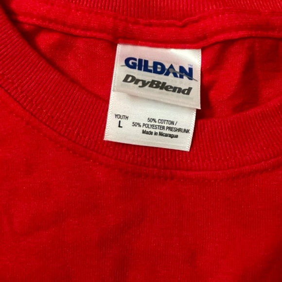 Unicorn "Hang In There Baby" Red Tee - Youth L - Picture 4 of 5